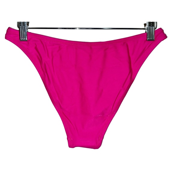 NWT J. Crew Heritage 1989 High-Leg Bikini Bottom BP209 Radiant Fuchsia Pink Sz M - Picture 4 of 14
